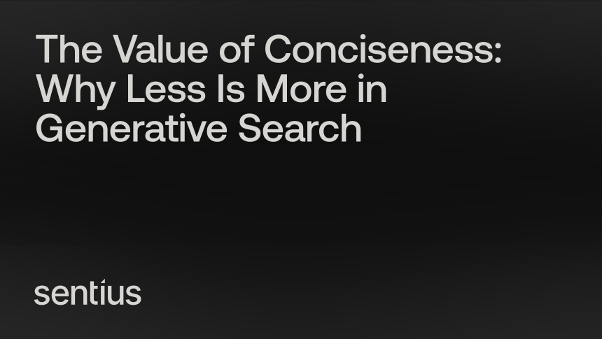 The Value of Conciseness: Why Less Is More in Generative Search