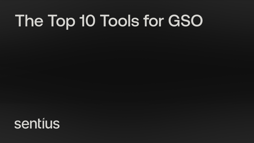 The Top 10 Tools for GSO