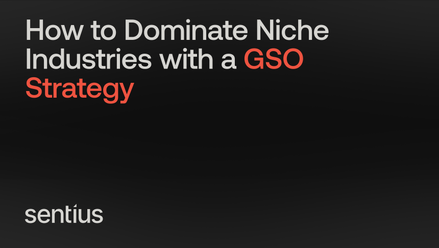 Niche brand standing out as an authoritative entity in AI search